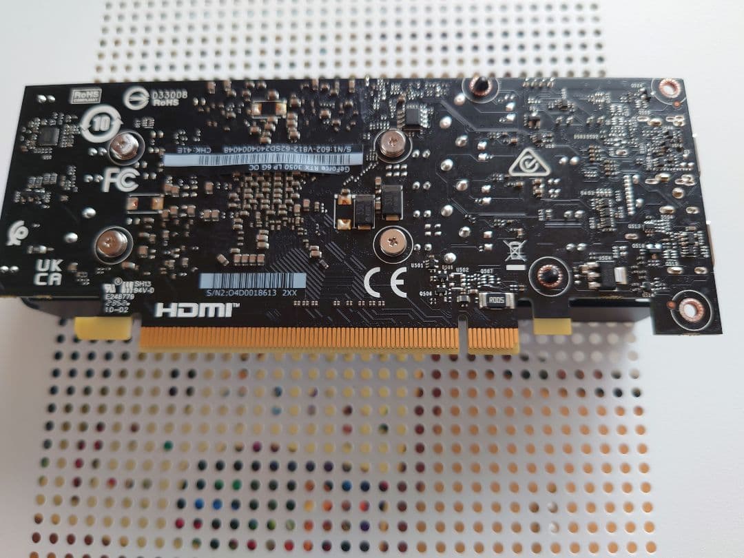 MSI 3050 6GB LP ロープロファイル