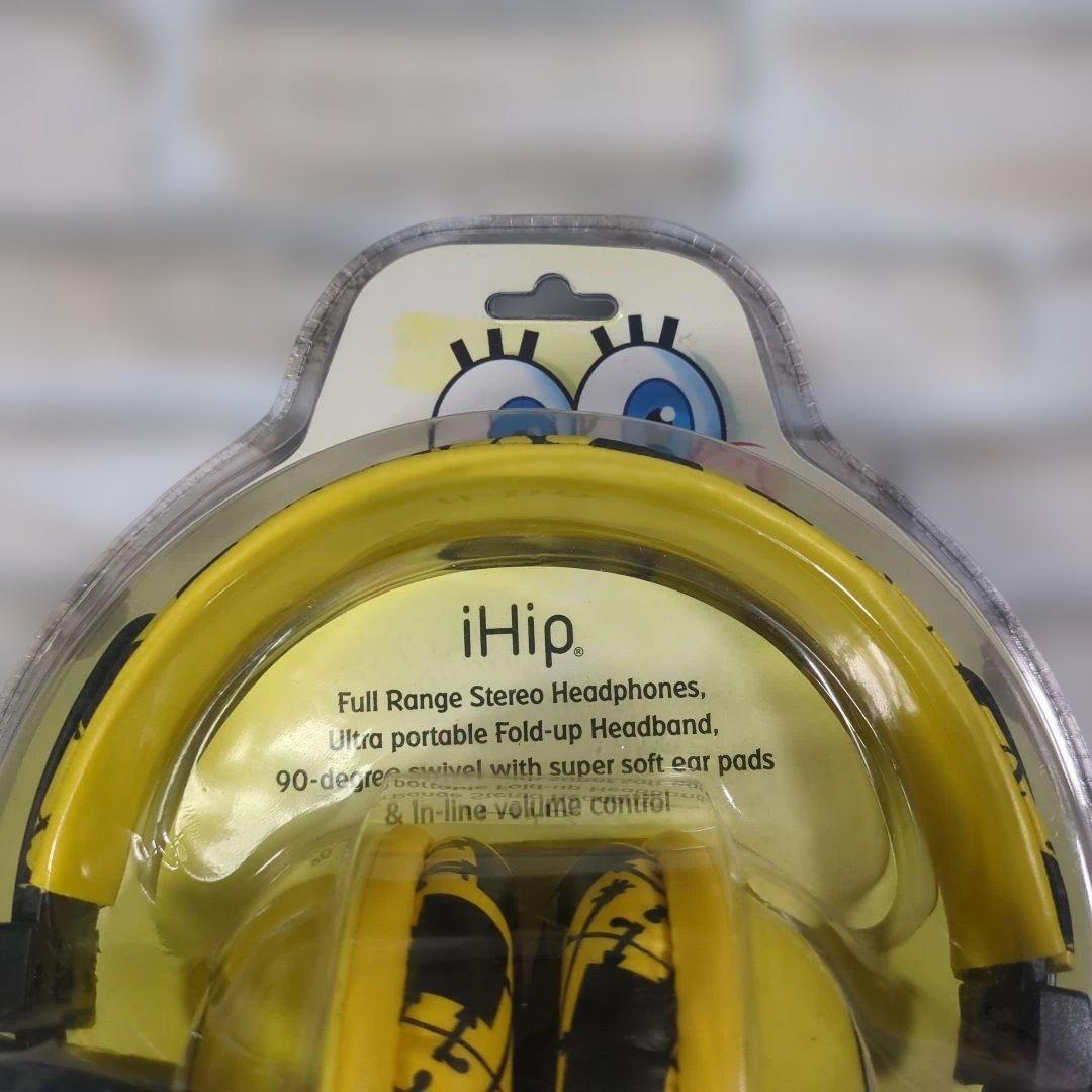 【未開封】iHip スポンジボブ 折りたたみヘッドフォン
