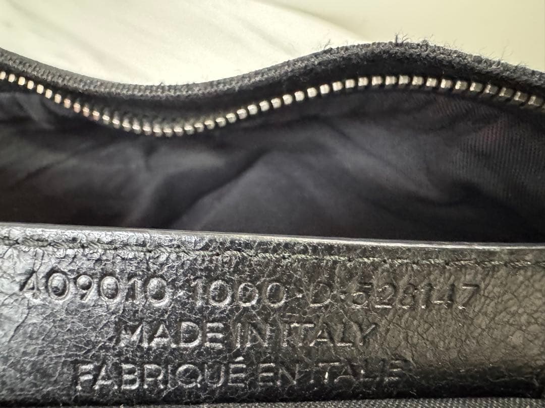 BALENCIAGA 黒 レザー バックパック