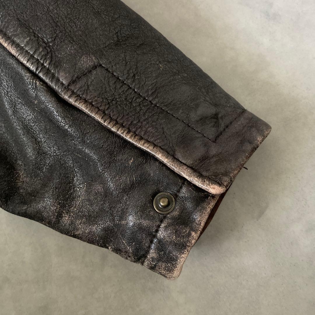 ジャケット・アウター 1990s OLD GAP ZIP UP LEATHER JACKET
