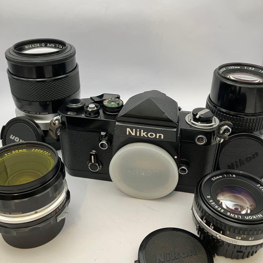 Nikon F2 ブラック アイレベル　＋ レンズセット