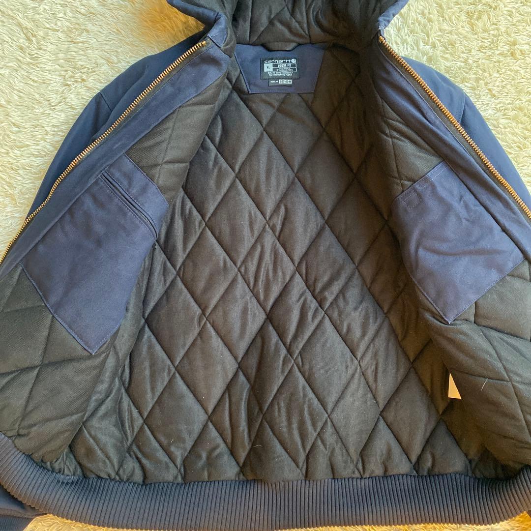 【USA製 XL】カーハート アクティブジャケット ダークネイビー J140