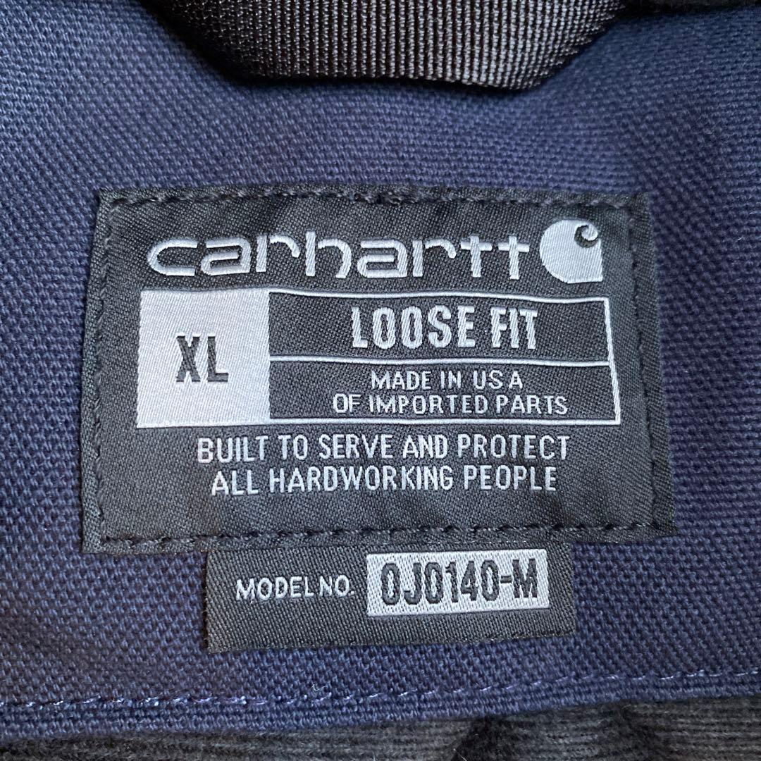【USA製 XL】カーハート アクティブジャケット ダークネイビー J140