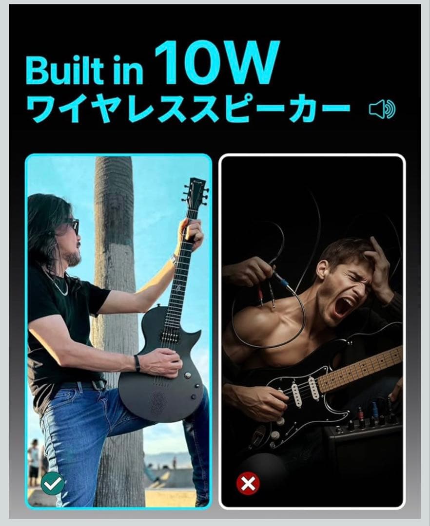 【最終値下げ】Enya Nova GO Sonic アンプ内蔵エレキギター