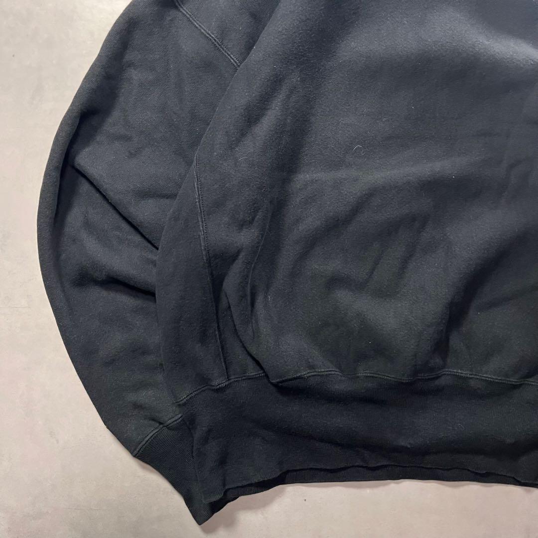 ◎90s Champion reverse weave パーカー 黒 刺繍タグ