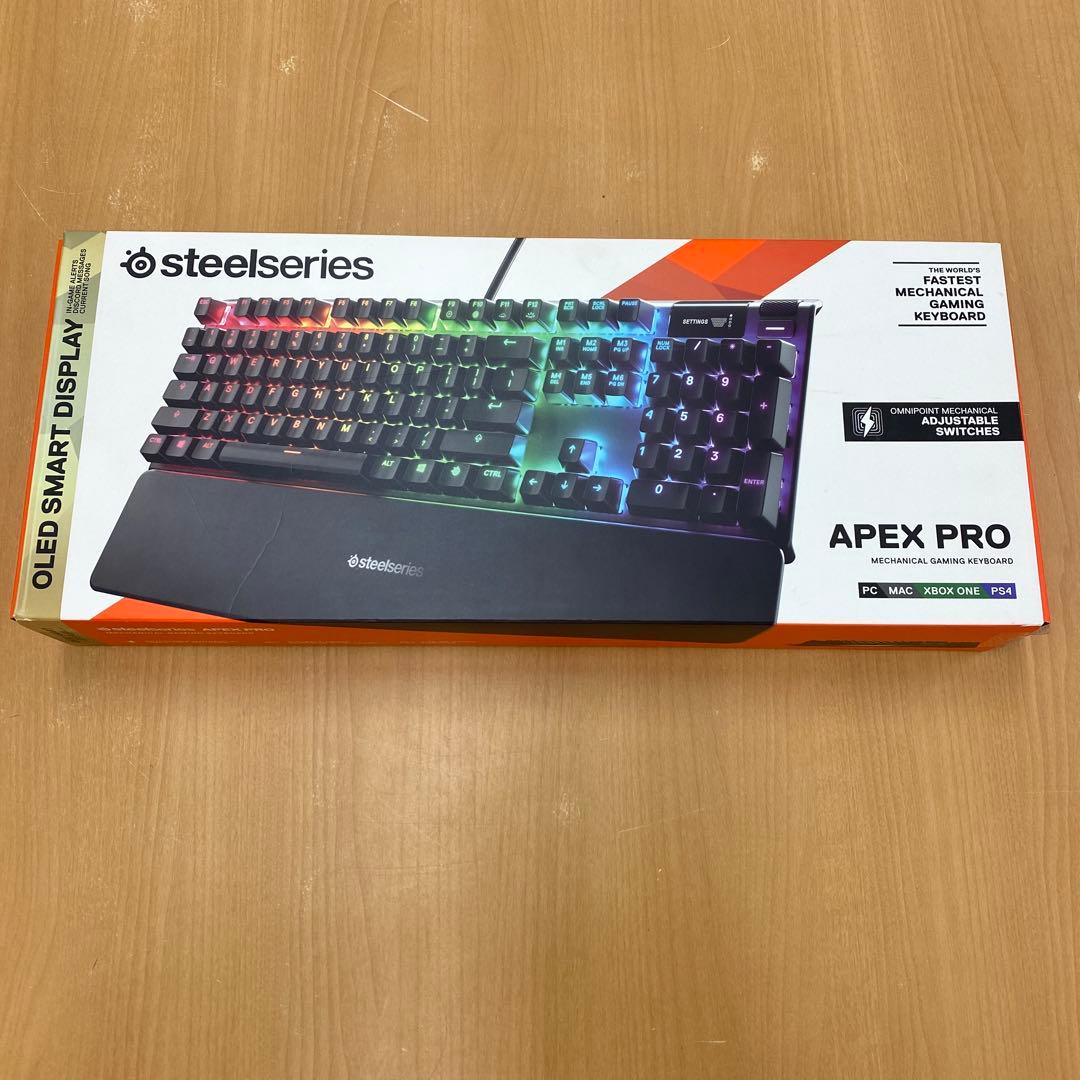 11)スティールシリーズ エイペックスプロ ゲーミングキーボード