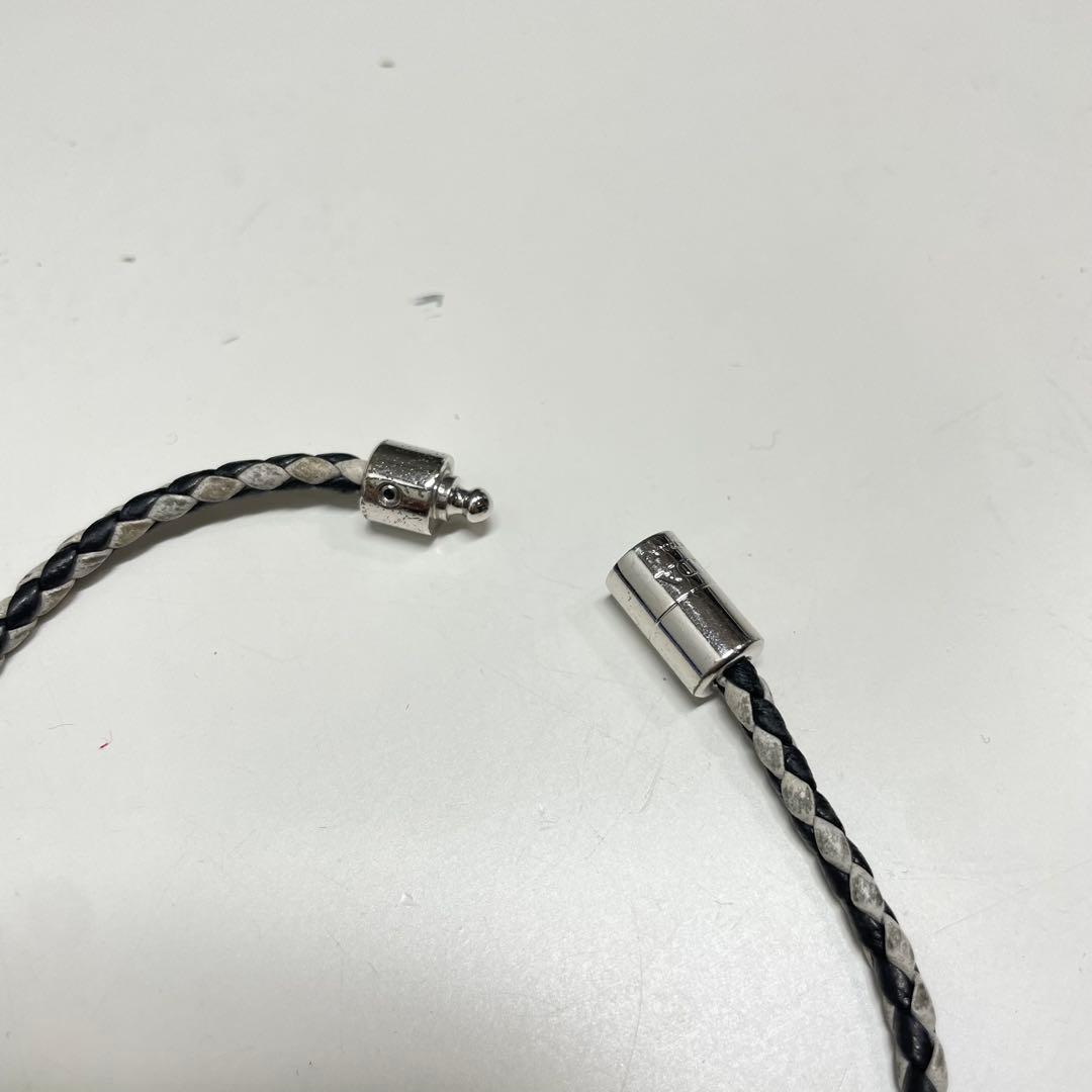 さ*郎様 PRADA 編み込みレザーブレスレット