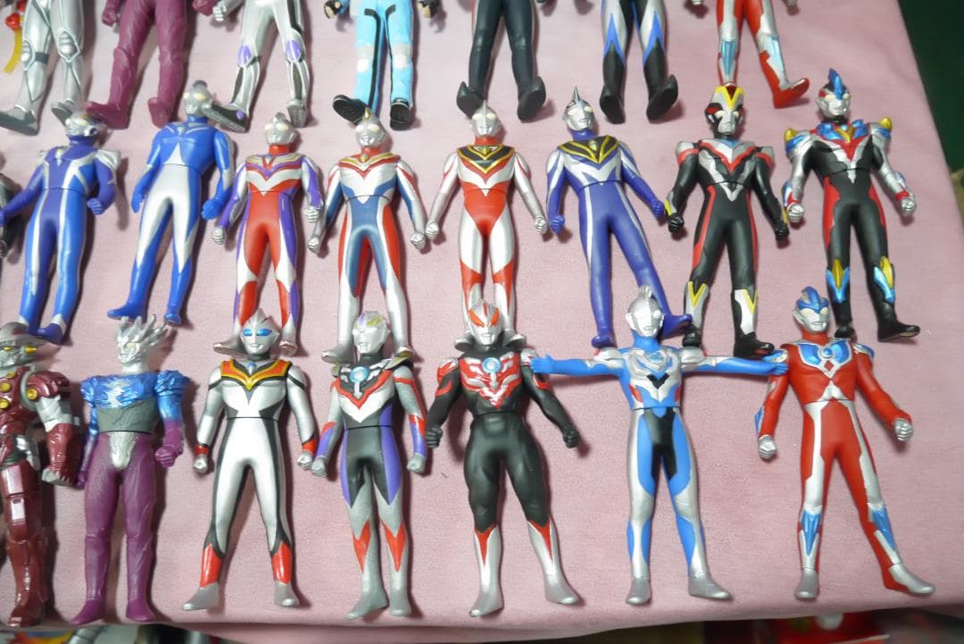 ウルトラヒーローシリーズ800　ウルトラヒーローシリーズ500　ソフビ71体