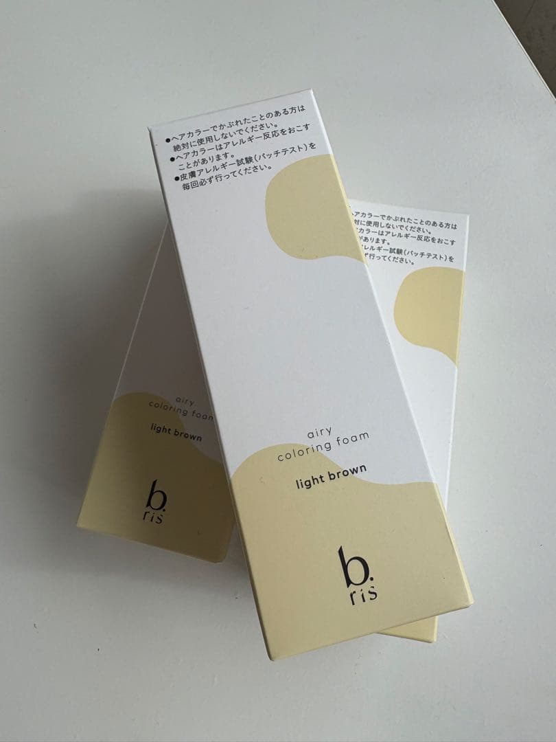 新品未開封b ris エアリーカラーリングフォーム ライトブラウン ３本セット