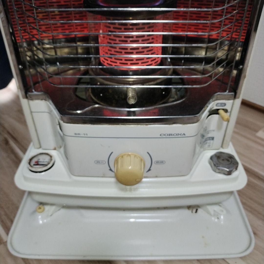 値下げ　送料無料　コロナ レトロストーブ ホワイト　　 キャンプや災害時にも活躍