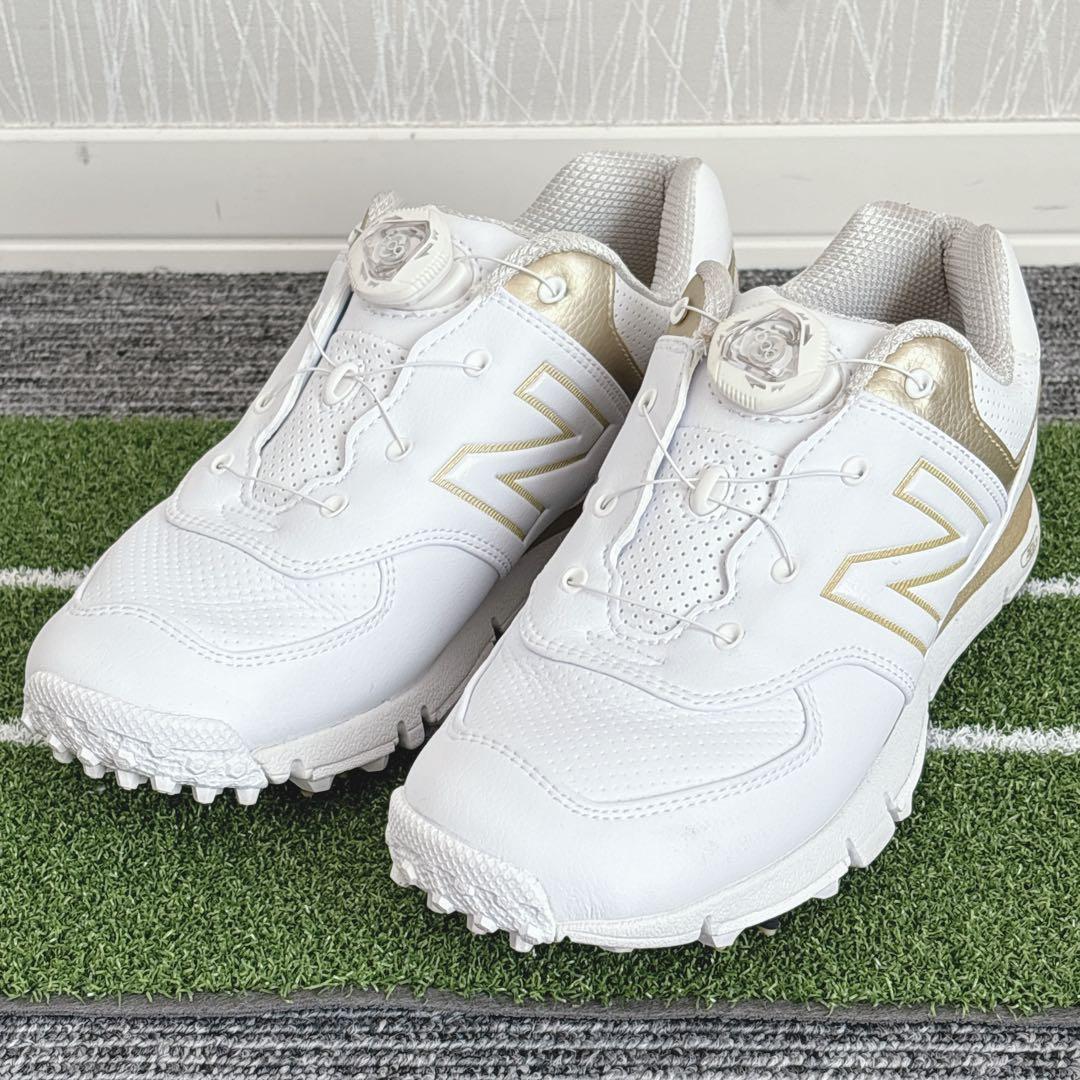 超美品❗️ニューバランス ゴルフシューズ/スパイク 23.5センチ BOA