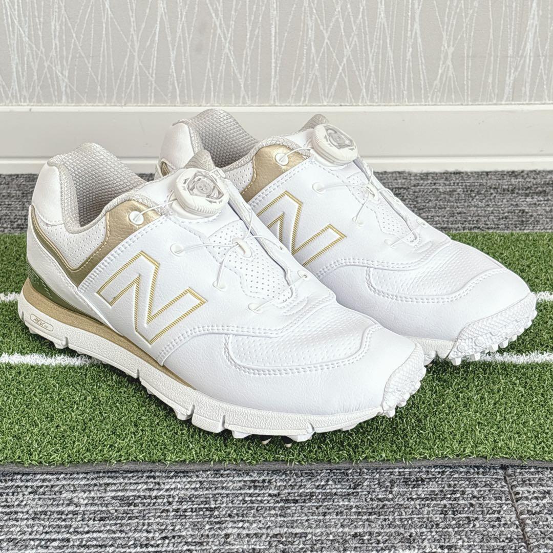 超美品❗️ニューバランス ゴルフシューズ/スパイク 23.5センチ BOA