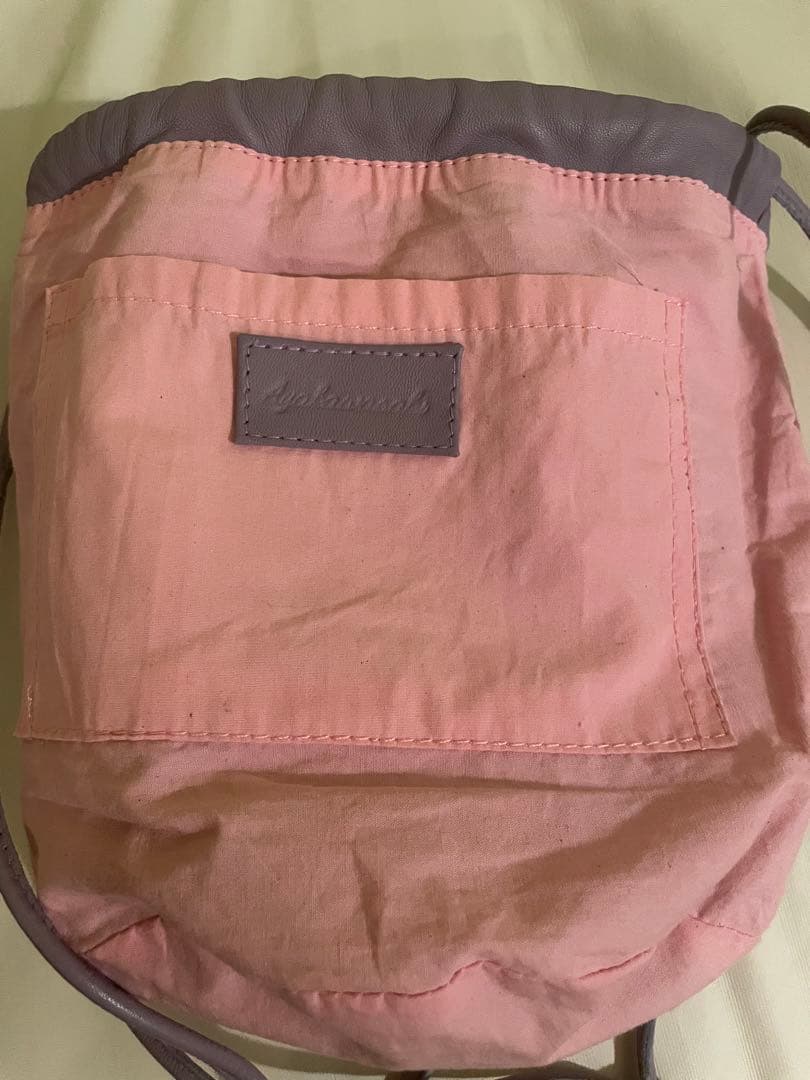 ayakawasaki drawstringbag ラベンダーバッグ