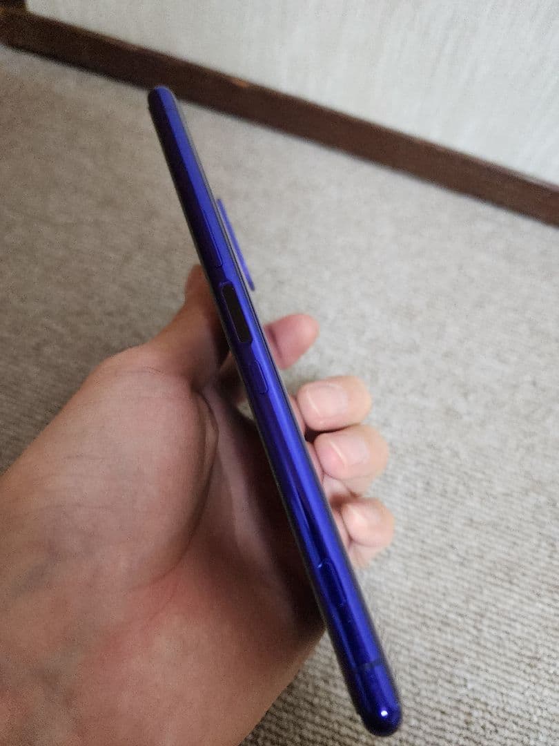 SONY Xperia1 パープル　箱・説明書・ケース付き