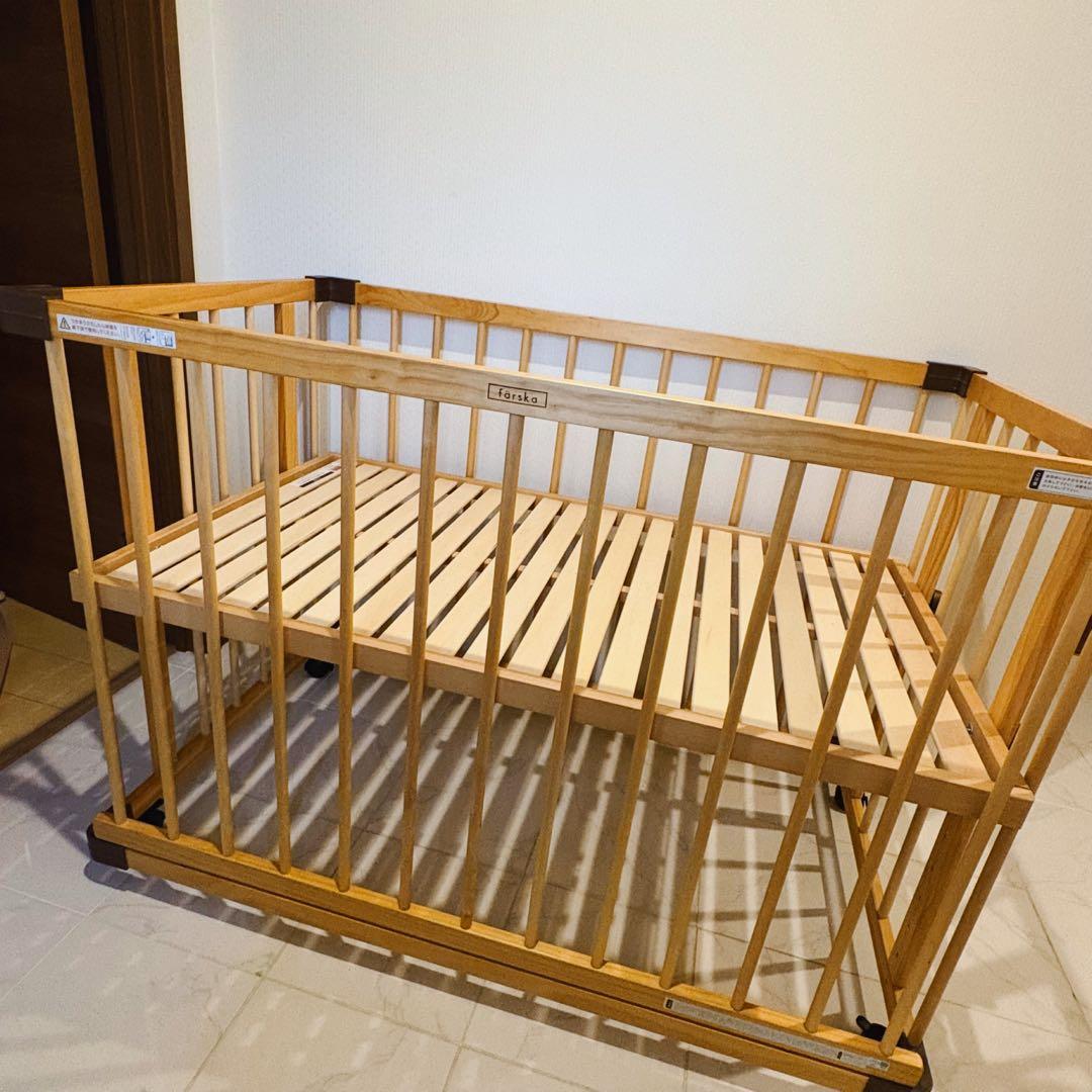 【♡送料込♡】ファルスカ ベビーベッド ベッドサイドベッド03⭐︎