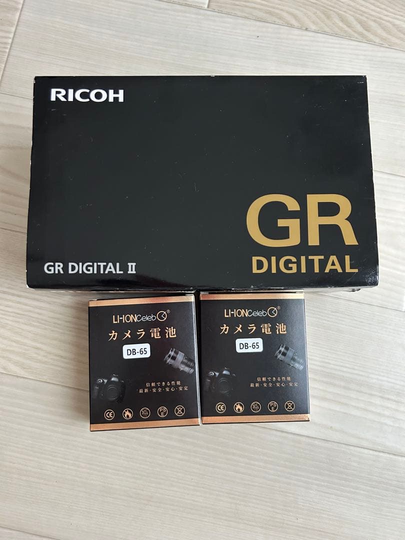 Ricoh GR IIリコーデジタルカメラ　箱あり