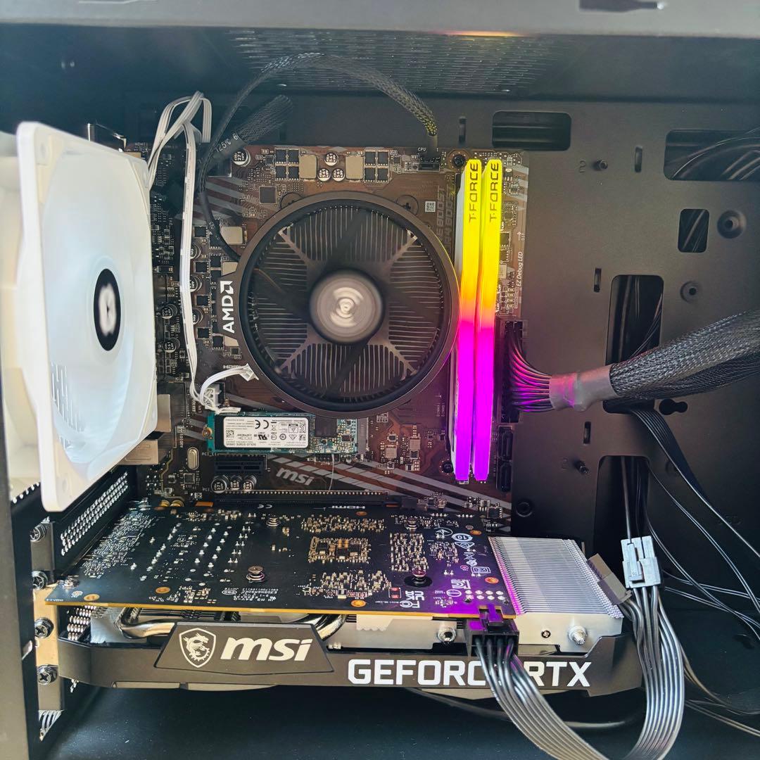 ミニタワー型PCケースセット　MSI A520M-A PRO