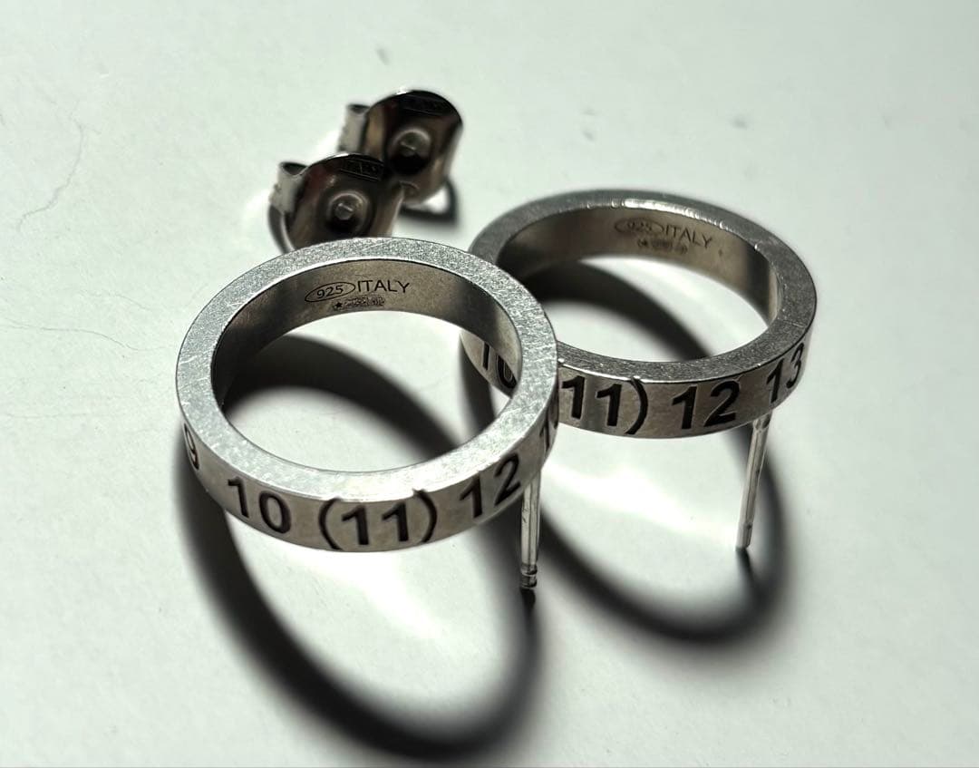 Maison Margiela メゾンマルジェラ ナンバリングピアス(両耳用)