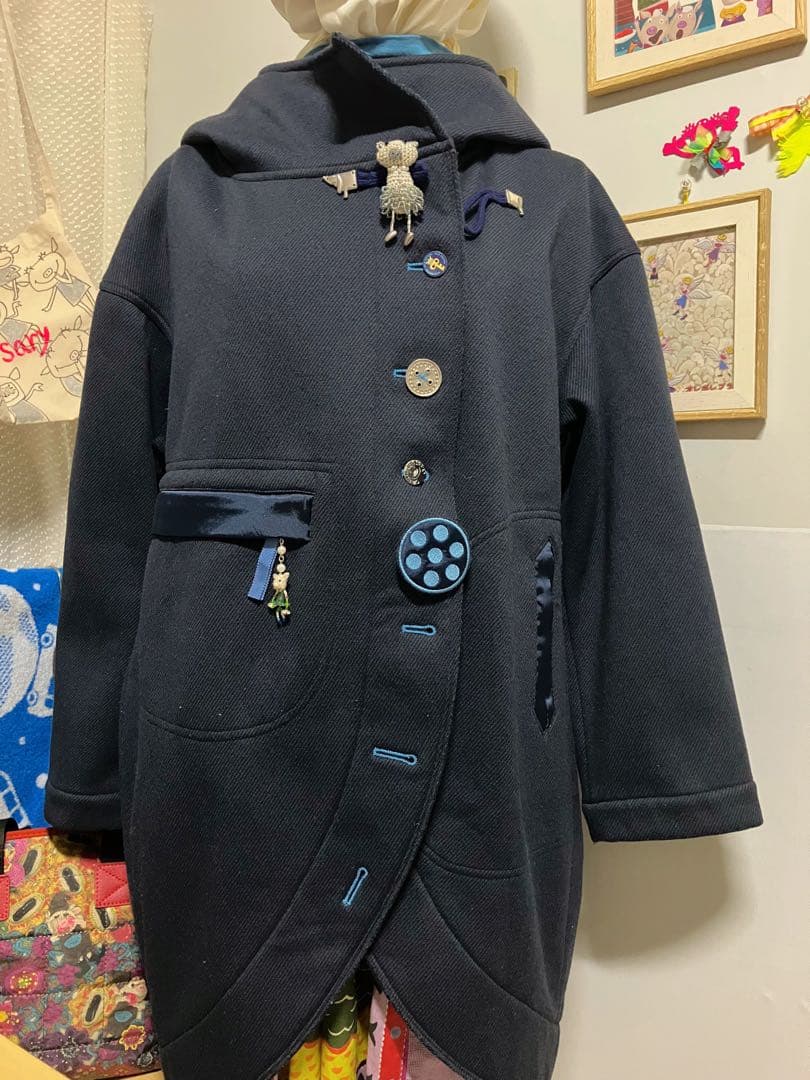 アルベロベロ フード付き 可愛いコート 美品