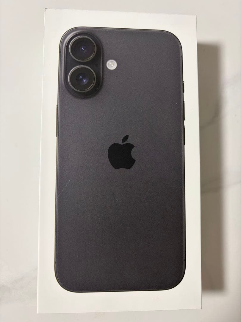 Apple iPhone 16 ブラック 本体