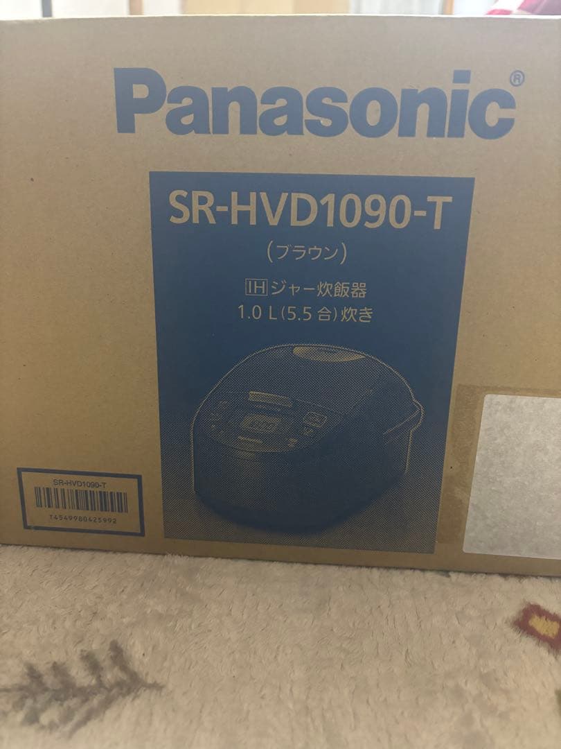 Panasonic SR-HVD1090-T 炊飯器 1.0L 5.5合炊き