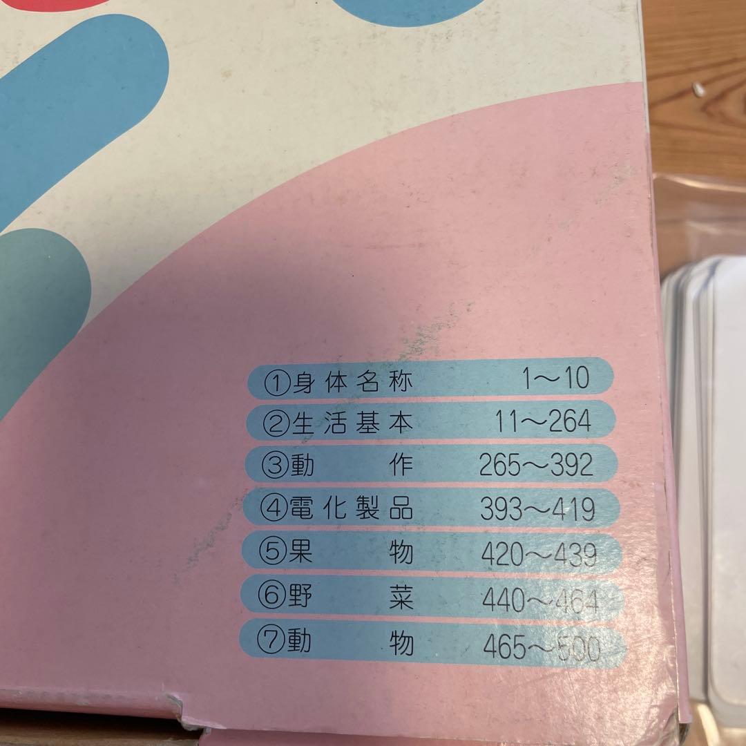 ♡*w様 家庭保育園 教材 フラッシュカード