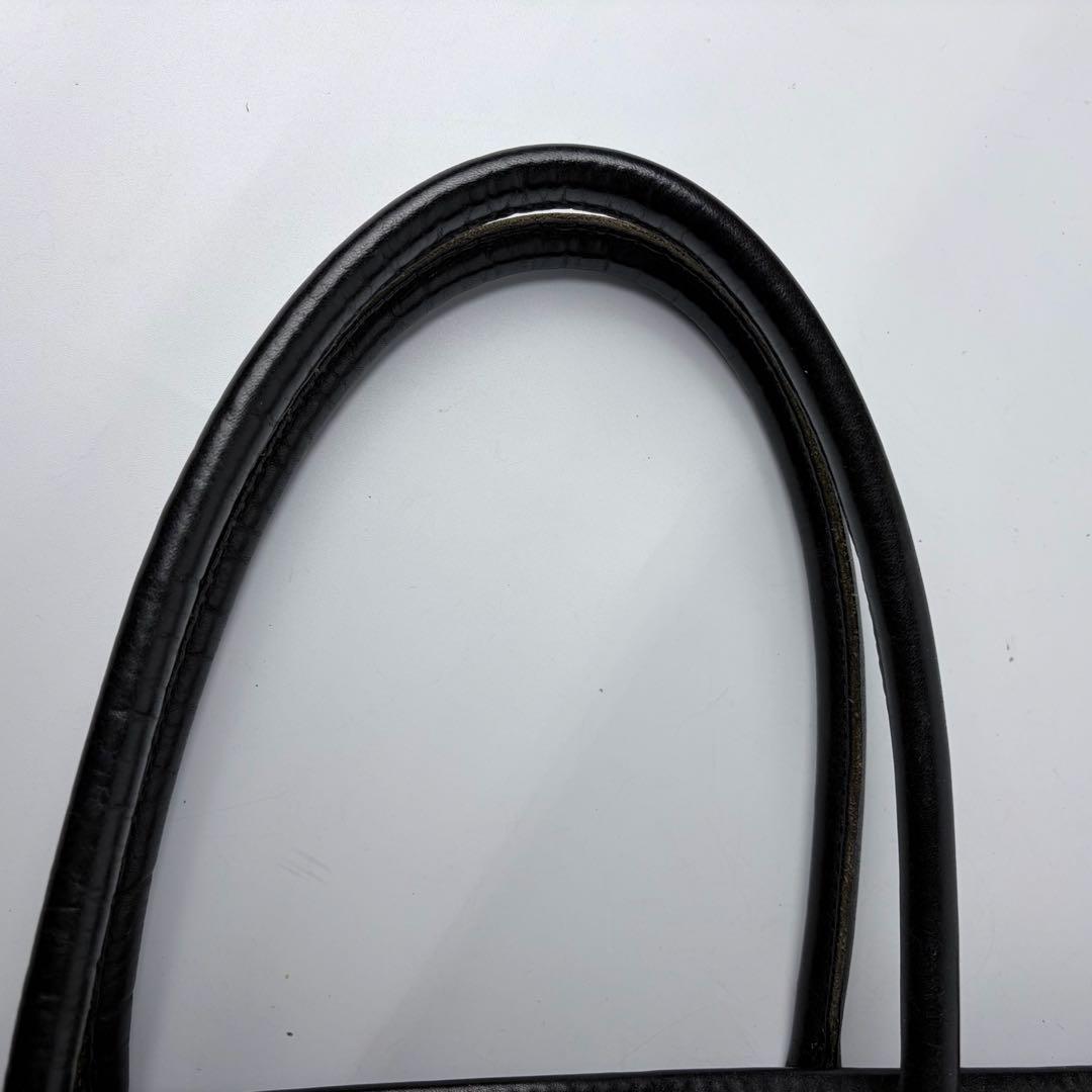 Ryu トートバッグ　ビジネス　2way A4　大容量　レザー　ブラック