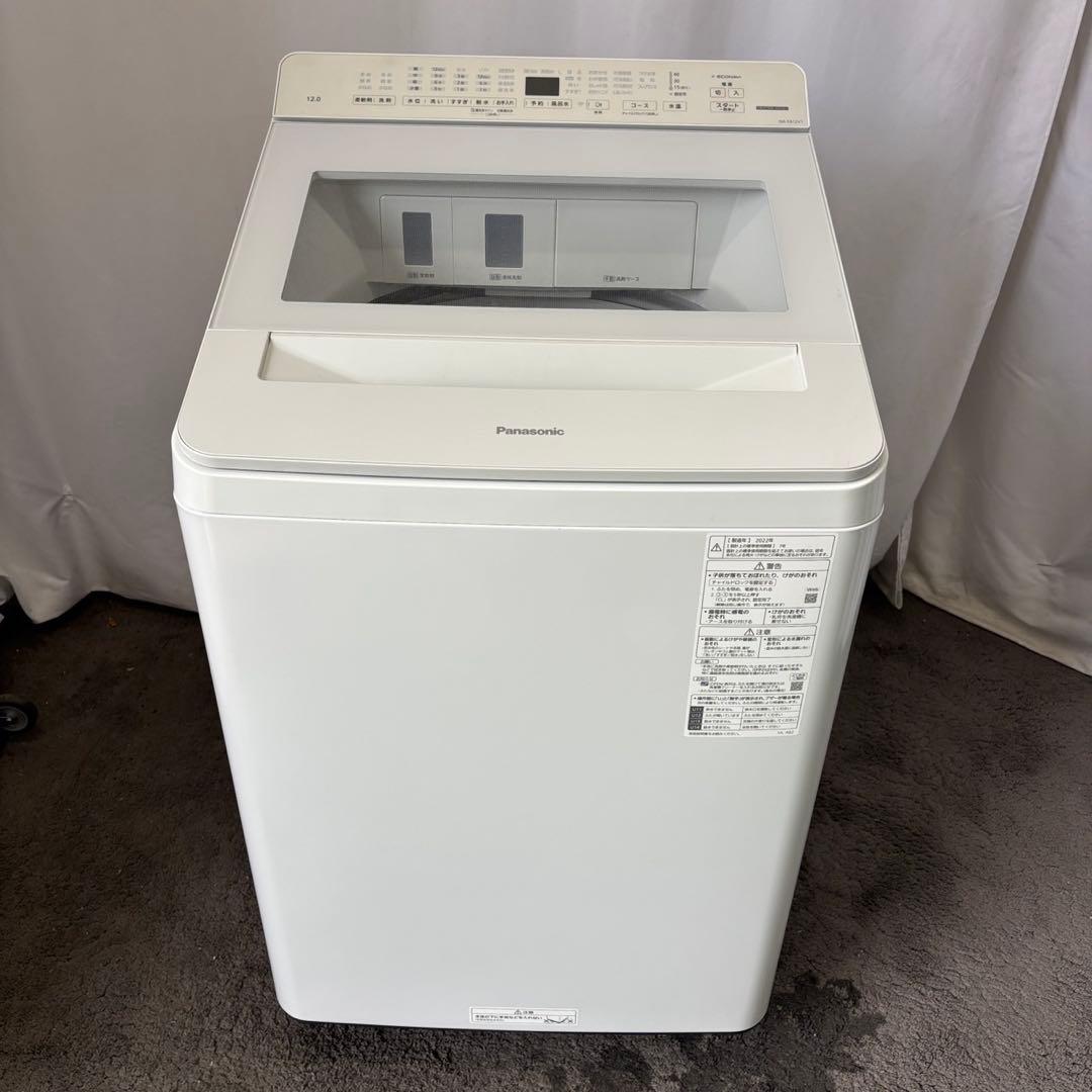 897　洗濯機　パナソニック　12㌔　最新　綺麗　設置無料　NA-FA12V1
