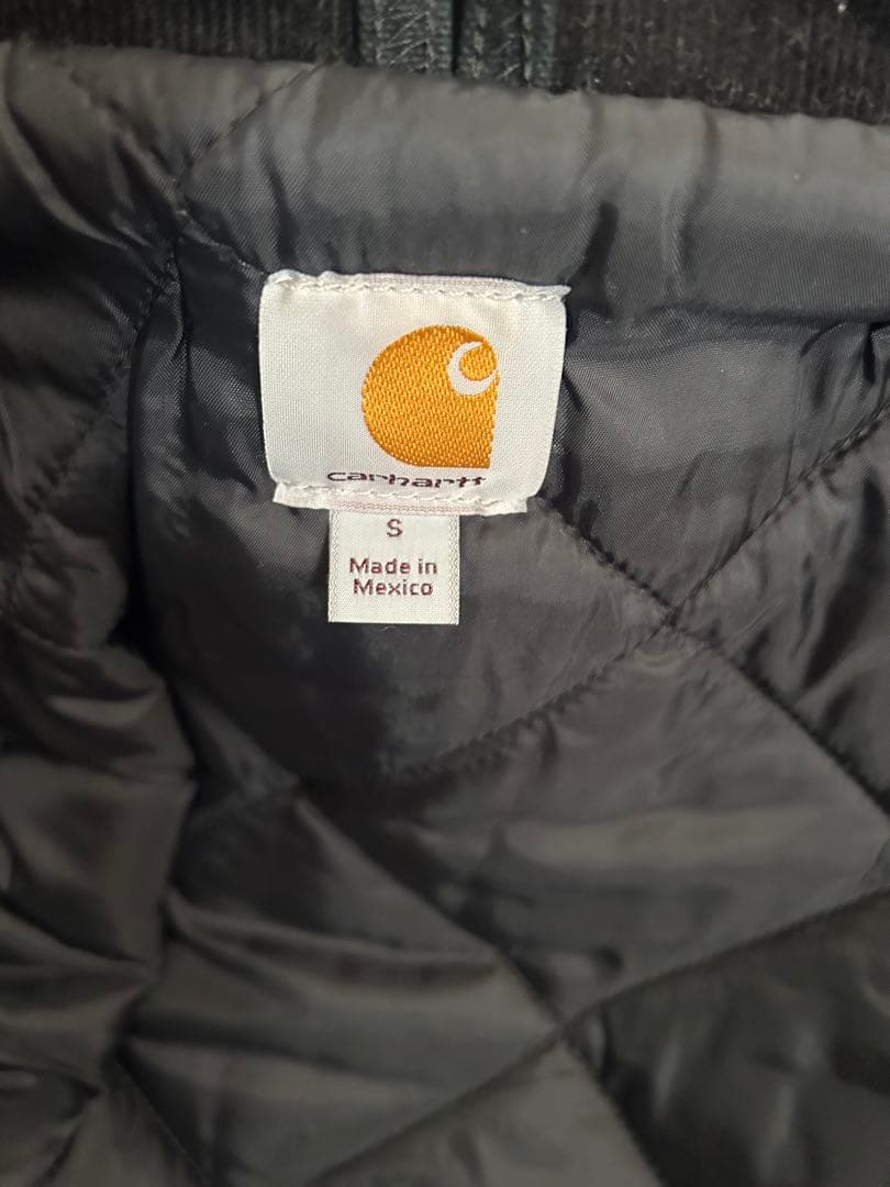 Carhartt 黒 パーカー フード付き トラディショナルコート