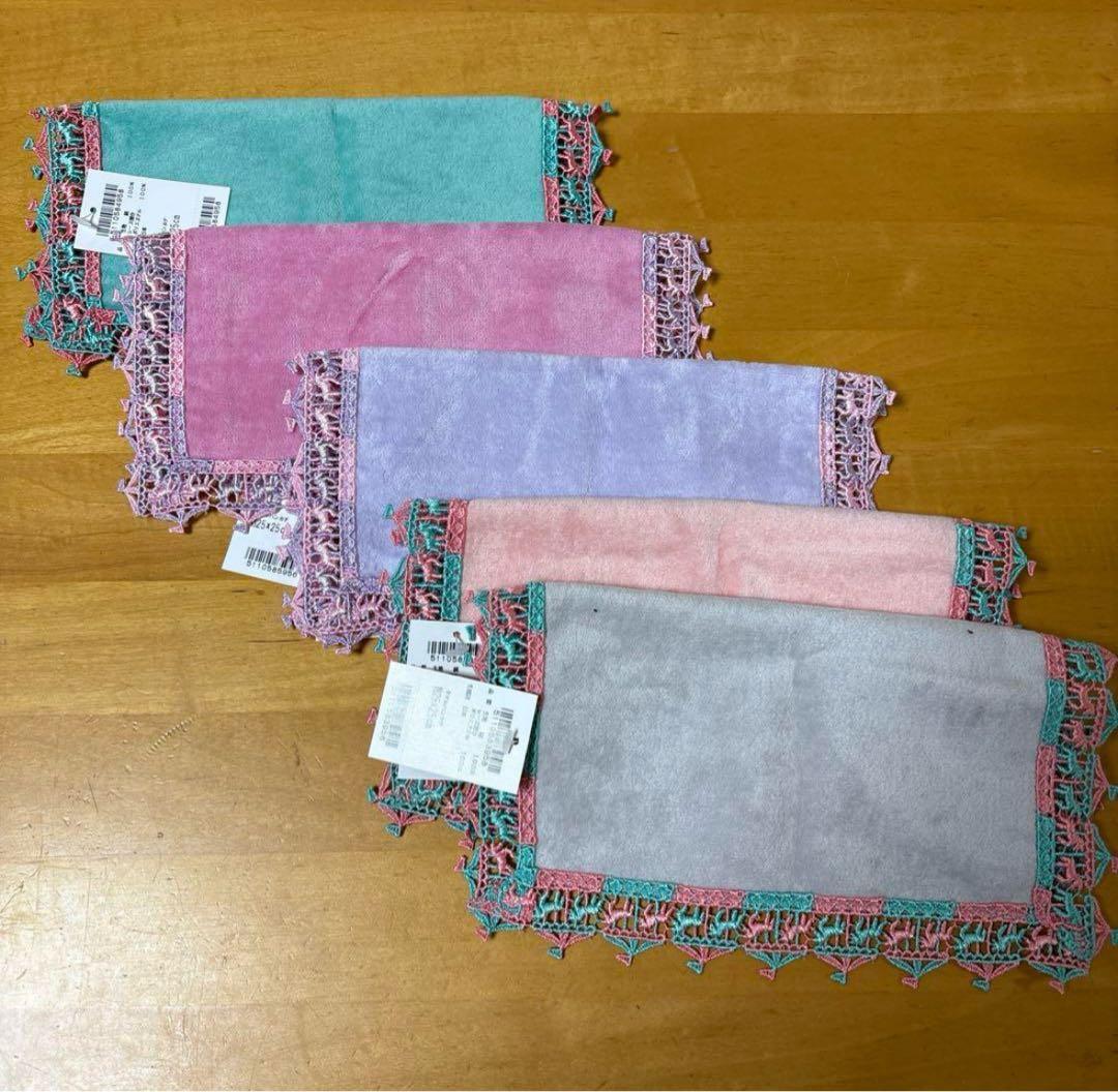 新品未使用　近沢レース　メリーゴーランド　タオルハンカチ　セット