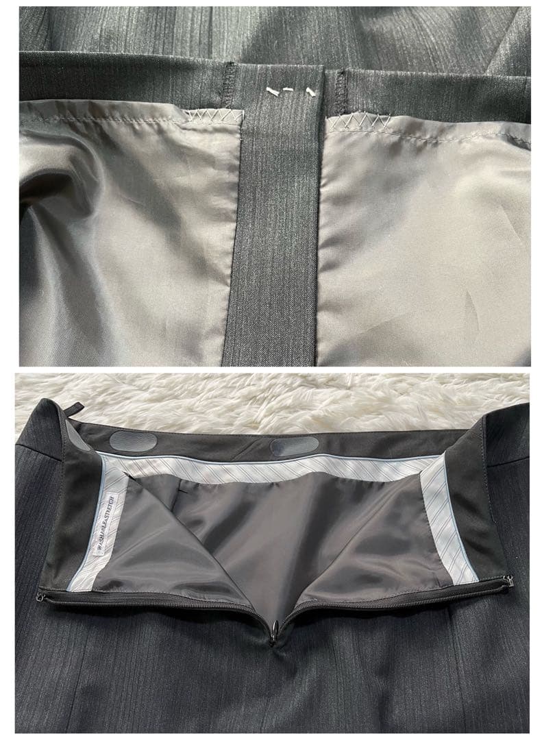 エヌライン✖️青山　４Ｌサイズ★スーツ3点セット★ストレッチ　洗濯可　パンツ新品✨