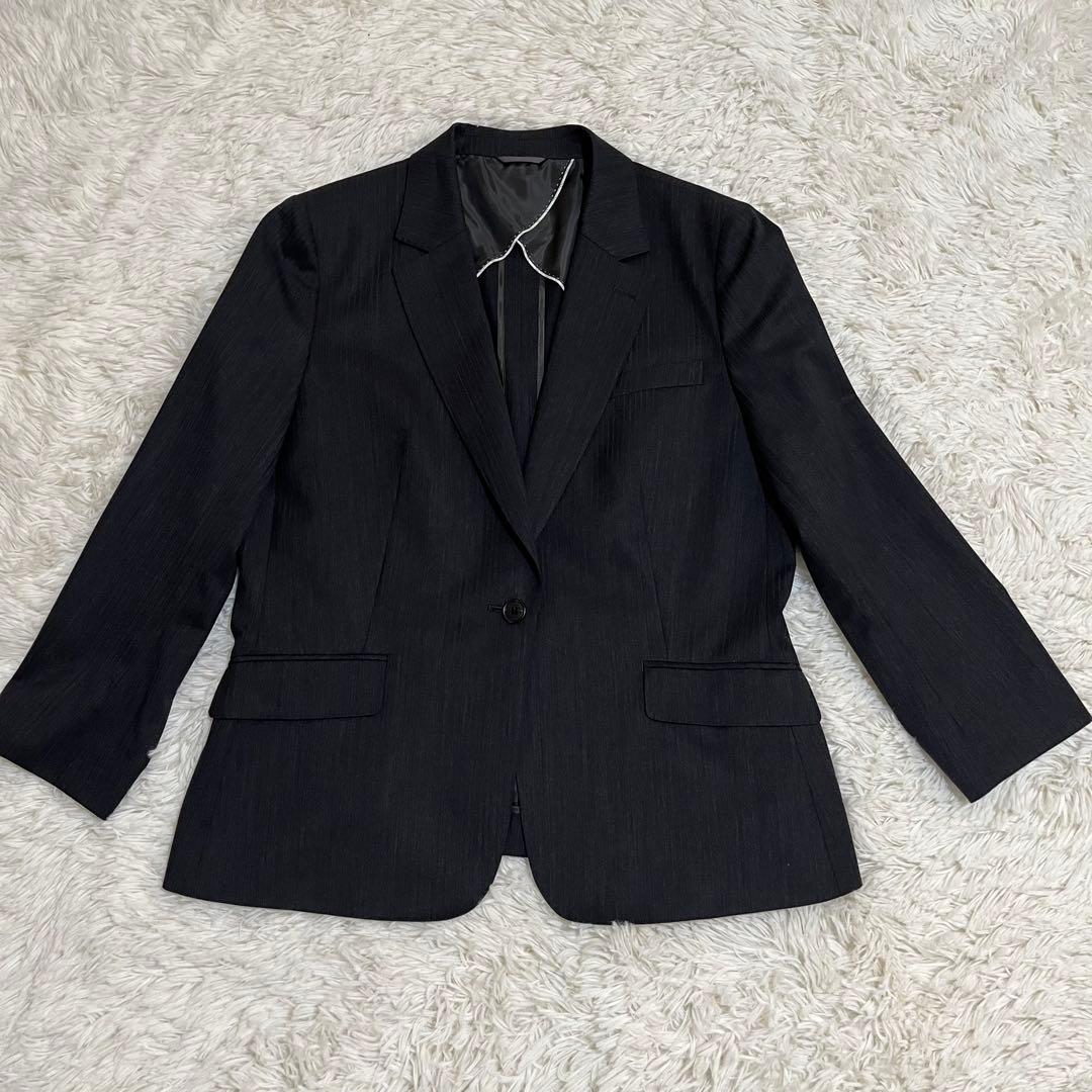 エヌライン✖️青山　４Ｌサイズ★スーツ3点セット★ストレッチ　洗濯可　パンツ新品✨