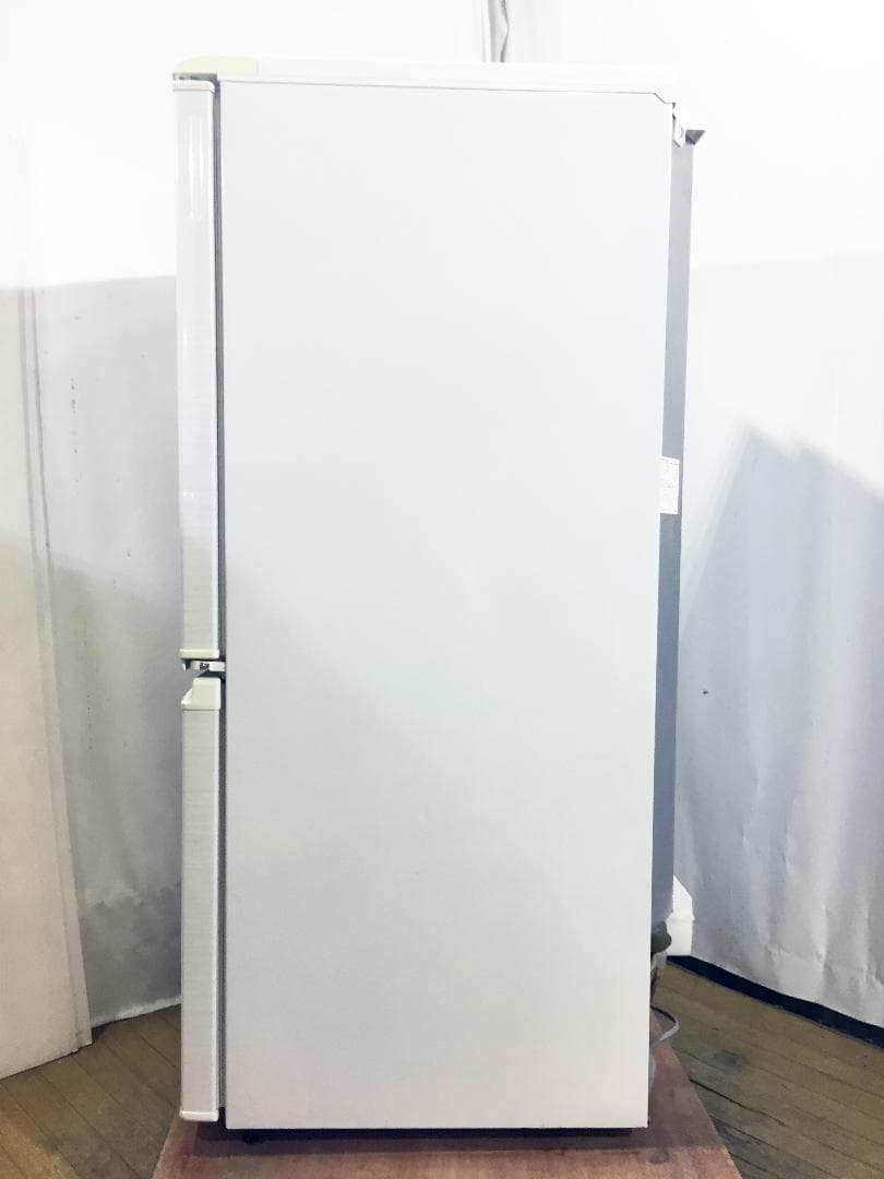 送料無料★◆中古★SHARP 137L 冷蔵庫【SJ-14W-W】