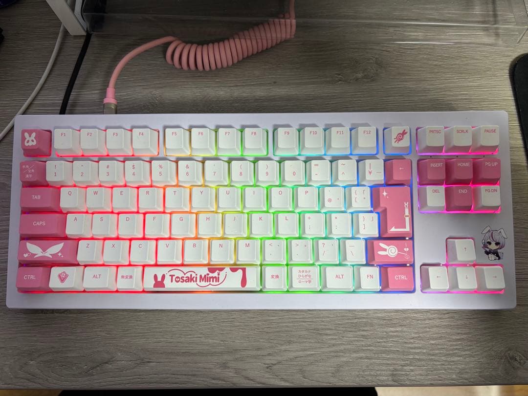 VSPO GEAR GAMING KEYBOARD 兎咲ミミエディション