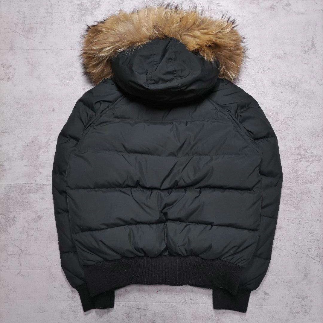 定価¥65,000 短丈 ダウンジャケット ダブルジップ コヨーテファー y2k