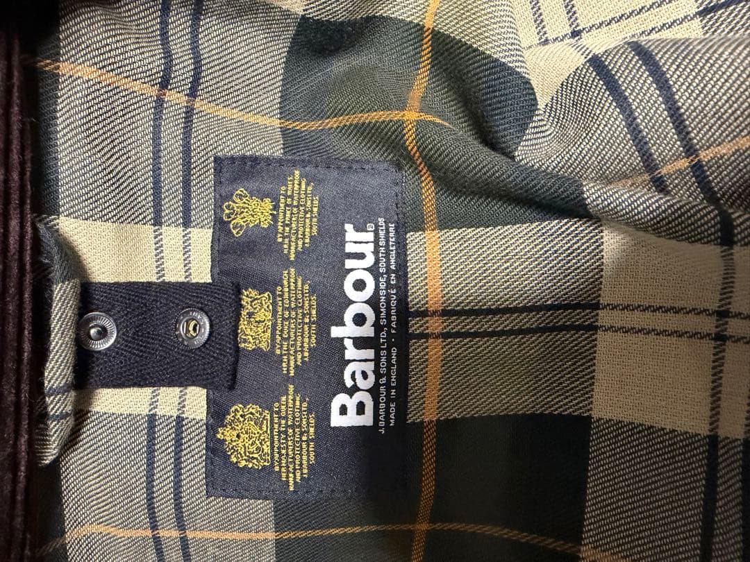 Barbour ビデイル　ライナー付