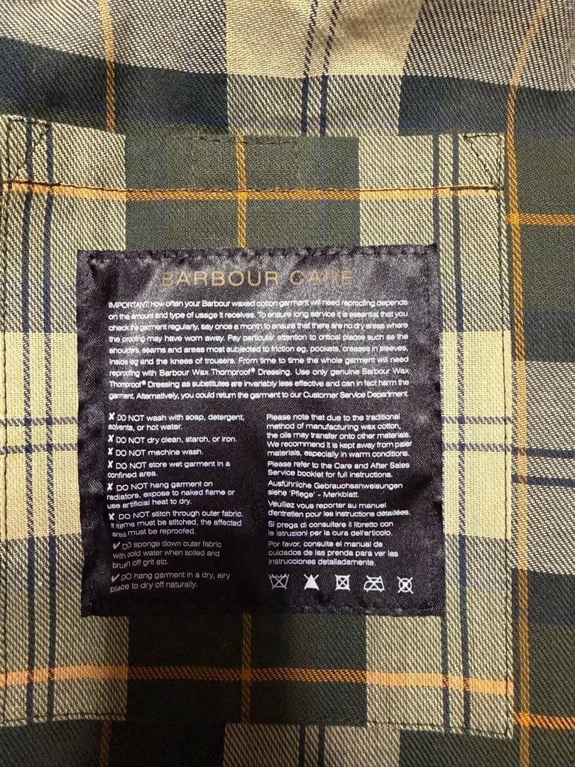 Barbour ビデイル　ライナー付