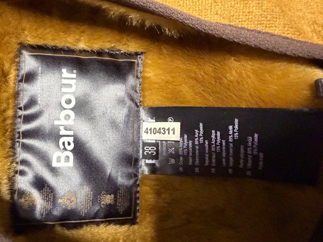 Barbour ビデイル　ライナー付