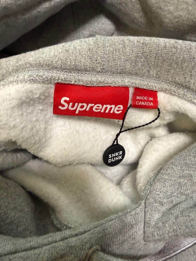 Supreme Box Logo Hooded Sweatshirt グレー
