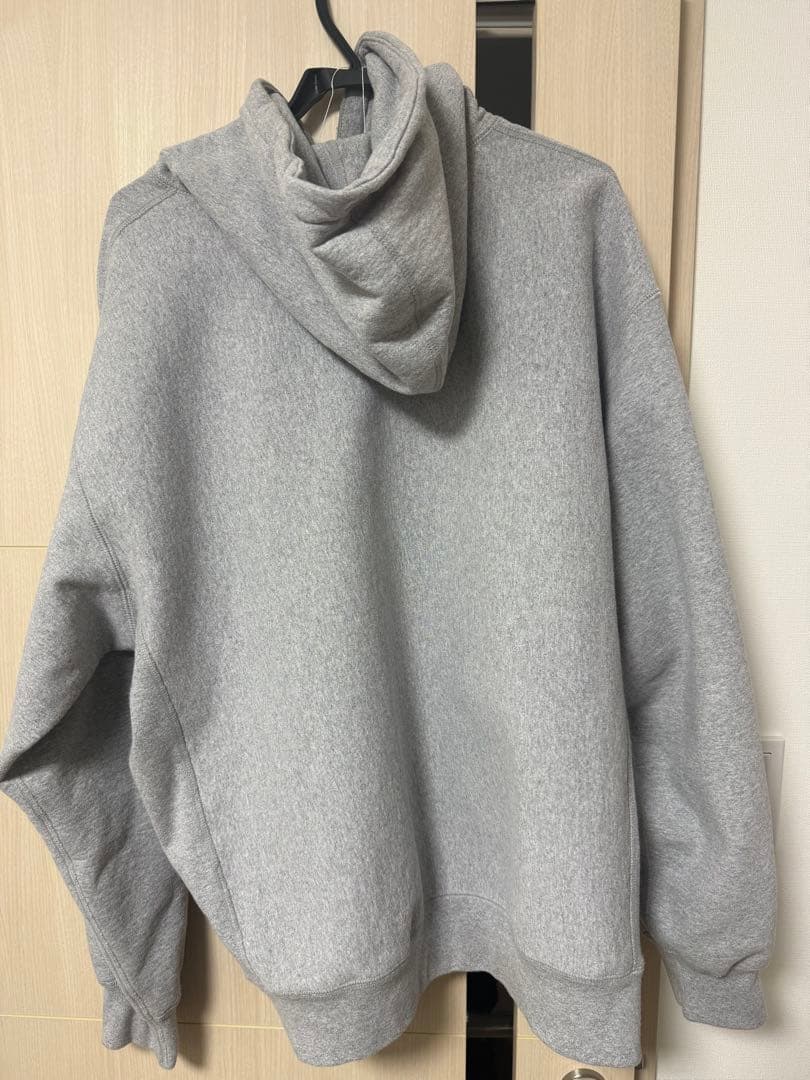 Supreme Box Logo Hooded Sweatshirt グレー