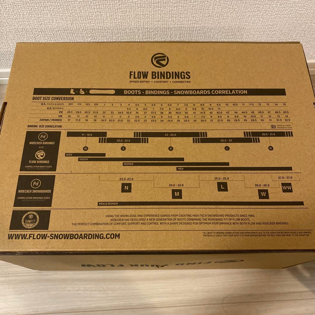 【値下げ中】FLOW FUSE ビンディング L