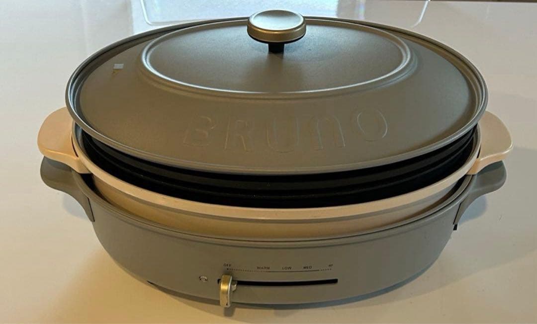 yumi  BRUNO オーバルホットプレート 4点セット