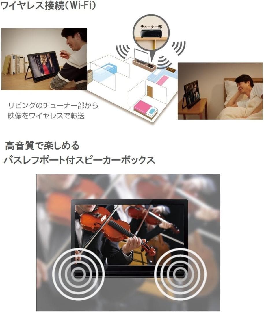 パナソニック！人気のポータブル液晶テレビ！プライベート ビエラ！UN-19F8