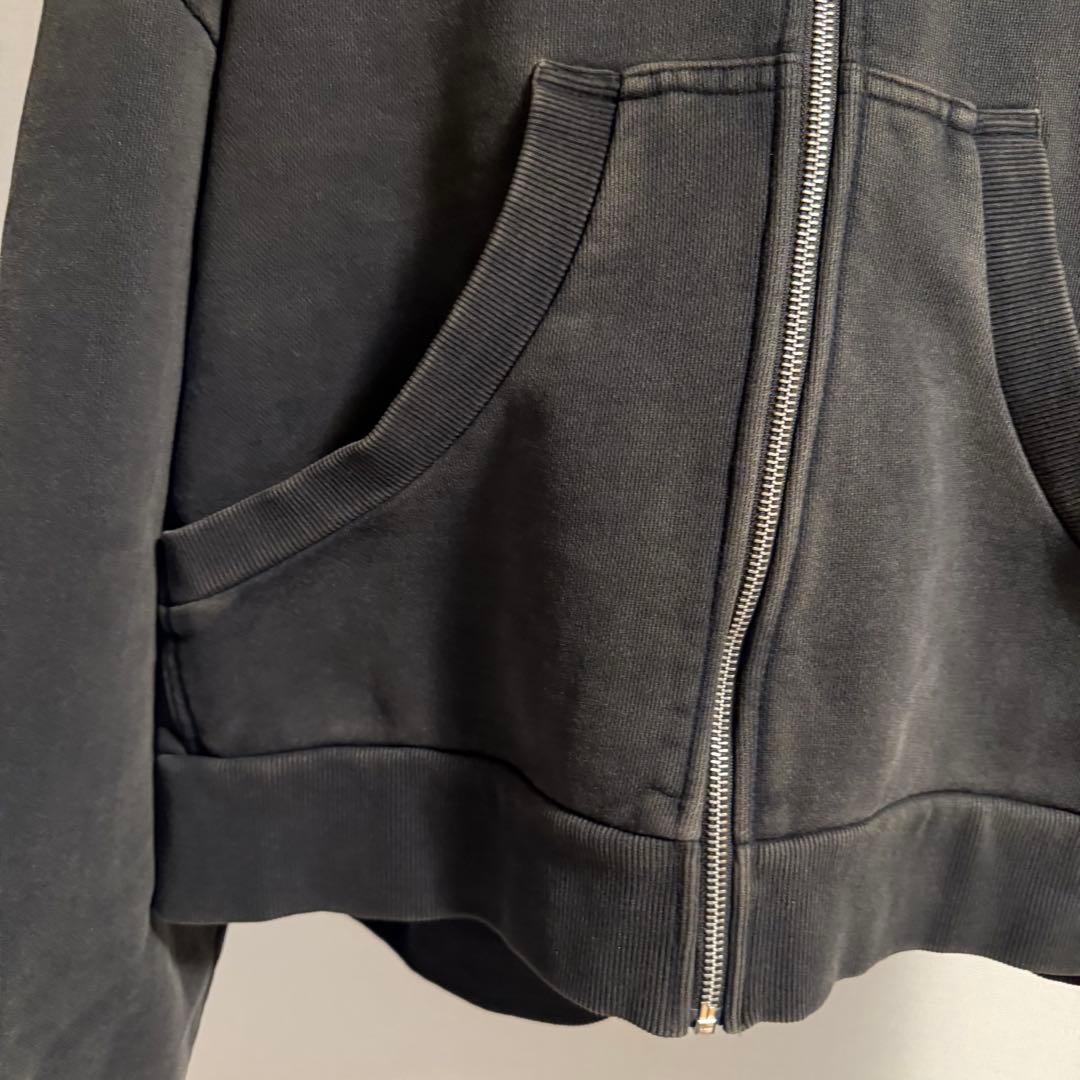 ENTIRE STUDIOS ETERNAL ZIP ウォッシュドブラック M