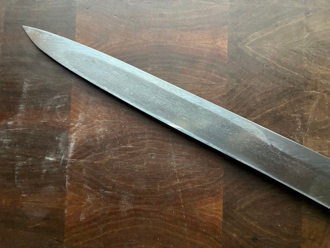 重房　霞　柳刃　270mm 9寸　包丁　和包丁　会津　黒檀　八角柄