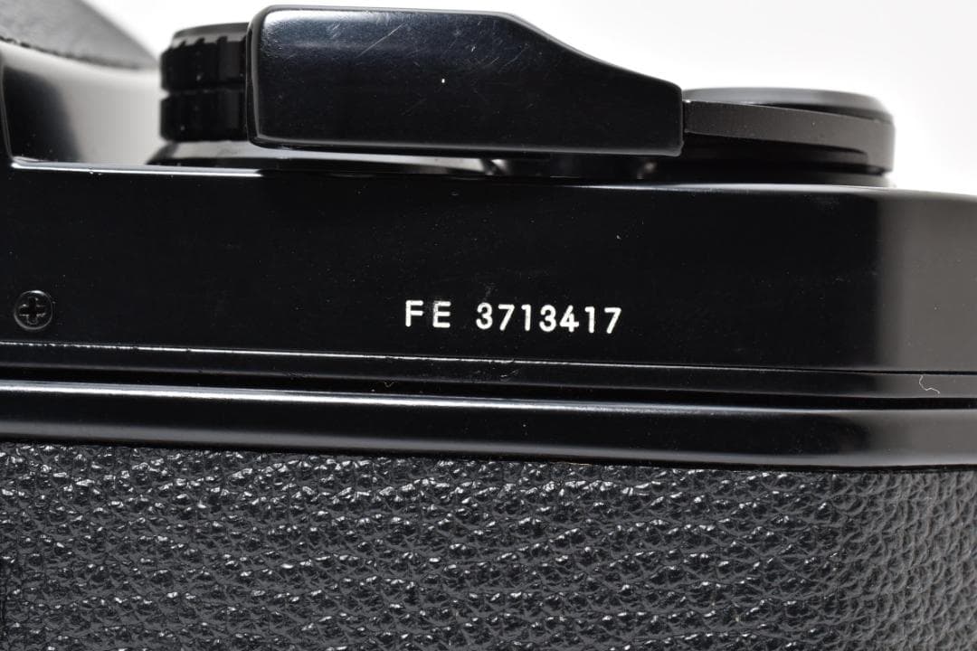 超美品 NIKON FE ブラック フィルムカメラ　モルト新品交換済 H001