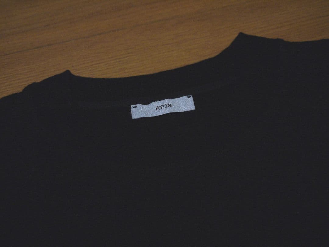 美品 ATON スウェットセットアップ 黒