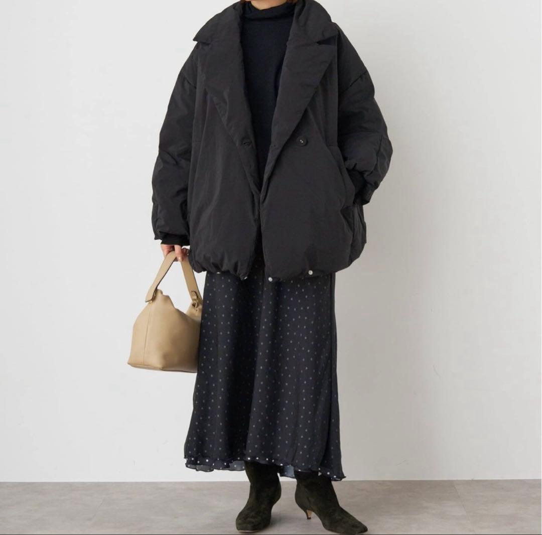 値下げ　美品　IENA 撥水テイラーコクーンダウン