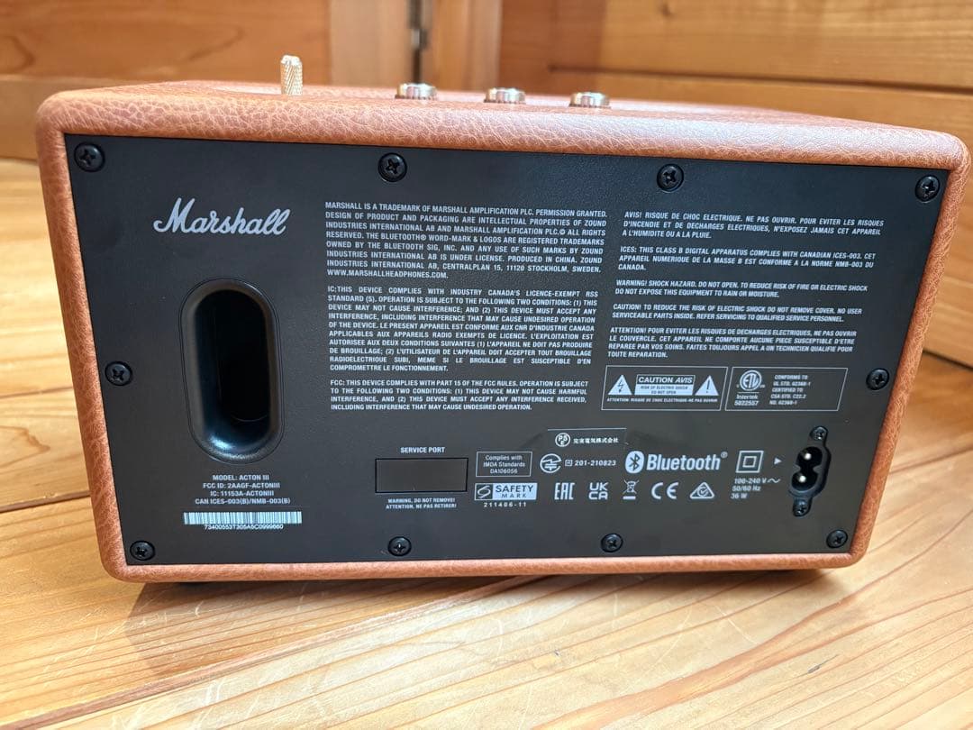 【美品】Marshall Acton iii Bluetoothスピーカー