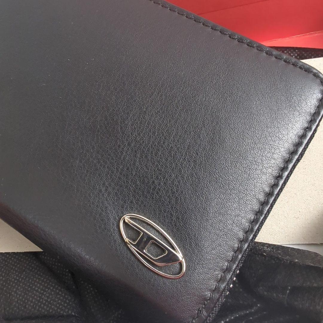 【美品】DIESEL ディーゼル 長財布 D ロゴ ジッピー ラウンド ジップ